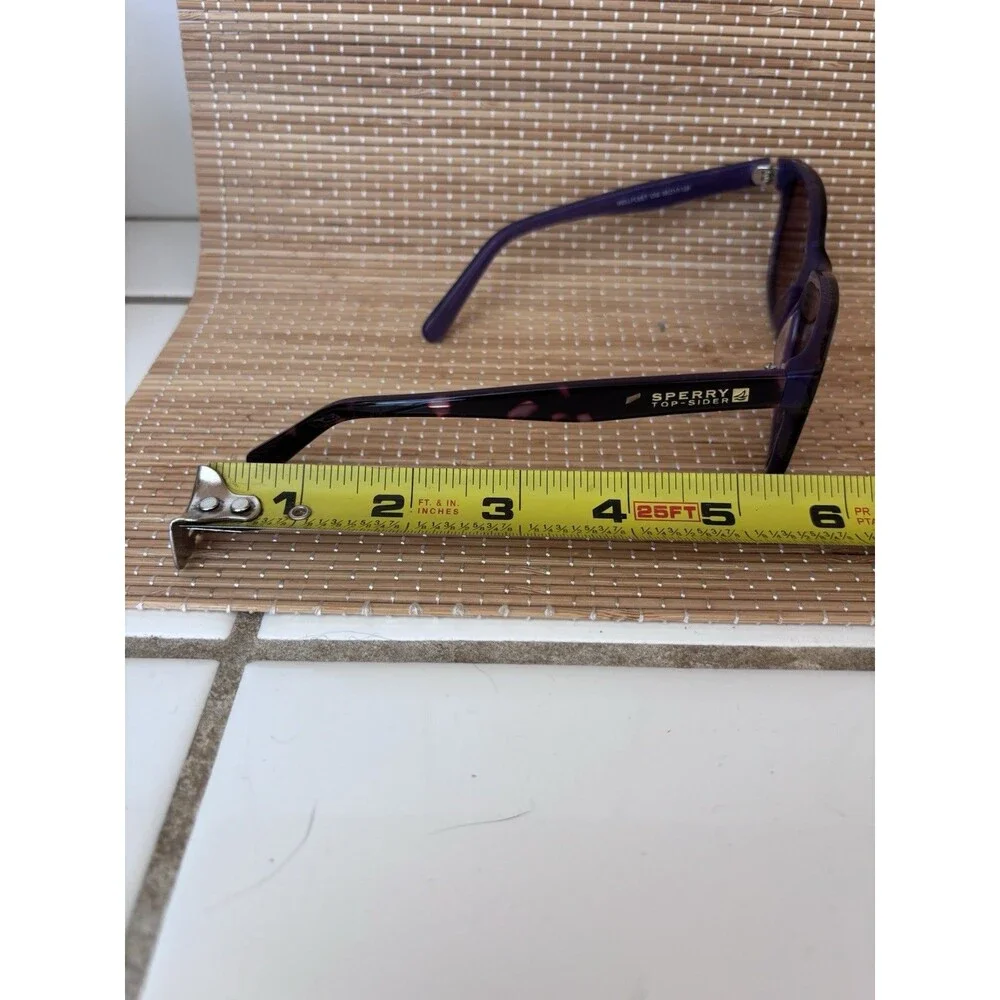 Sperry Top-Sider Wellfleet Purple Plastic Full Rim Rx Eyeglass Frames Lot of 5
